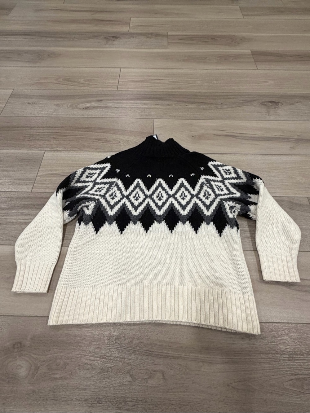 NEW Banana Republic Skye Fair Isle Thick Merino Alpaca Sweater NWT Size XXL $180 - Picture 9 of 10